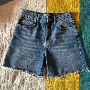 Benetton denim shorts (100% cotton)